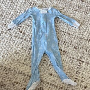 The Beaufort Bonnet Company Light Blue Footed One Piece